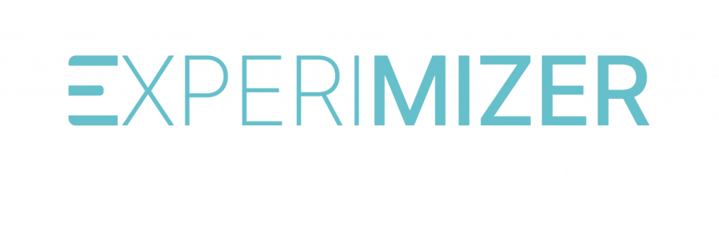 Experimizer Logo with text and tag line saying Experience Optimizer